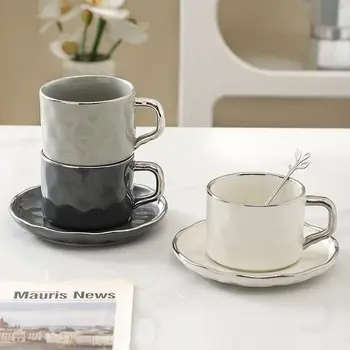 Чаши за кафе премиум-клас е в европейски стил, за специални случаи, подарък двойки, декориране на офис, подарък за рожден ден, чаши за кафе