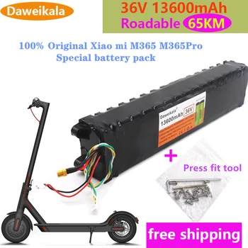 DAWEIKLAL,Batterie spéciale pour M356 Pro, 2023 d 'origine, 36V, 13,6 Ah, 13600mAh, 65km d' autonomie, outil souhaits Fit