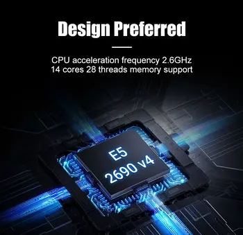 Използва Оригиналния cpu Intel Xeon ПРОЦЕСОРА E5 2690 V4 2,6 Ghz 14 ядра 35 М 135 W 14 нанометрови LGA 2011-3 ПРОЦЕСОРА E5-2690V4 за дънната платка X99