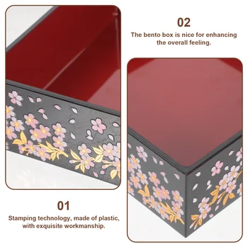 Японската традиционна кутия за Бэнто Традиционната японска кутия за десерт Кутия за суши Сакура