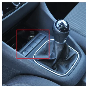 Автомобилна носи етикет за услугата бутон за превключване прахоустойчив калъф декоративни бутони за Golf 5 MK5 6 смесен