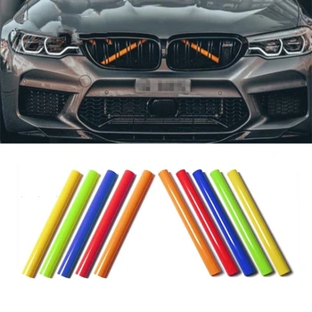 Поставяне На Предната Решетка на Радиатора с Декоративни Ивици за BMW 3 4 5 6 7 Серия X1X2X3X4X5 F10 F30 F20 F11 E60 Автомобилни Аксесоари