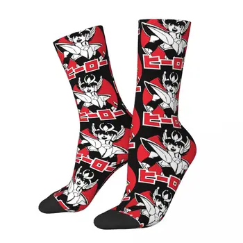 Забавни мъжки чорапи Pegasus Red Ретро Ретро Saint Seiya Аниме Хип-хоп Случайни Экипажный Чорап с подарочным модел