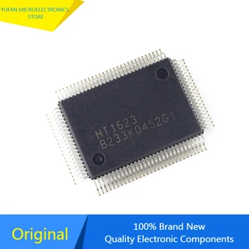 Нови 10 бр./лот Holtek LCD контролер HT1623 100QFP Електронен Чип IC Показване на оперативната памет 48*8 за Периферни устройства, входно-изходни MCU