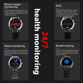 2023 Нови Бизнес-Смарт часовници Мъжки 1,45-Инчов HD С по-Голям Дисплей, Hi-Fi Гласово Повикване Спортни GPS Часовници Водоустойчиви NFC ECG Smartwatch