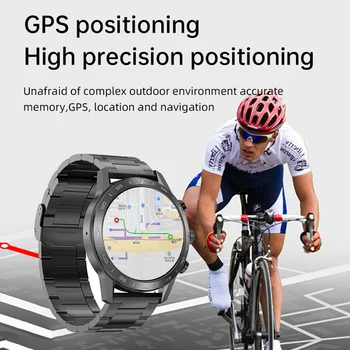 2023 Нови Бизнес-Смарт часовници Мъжки 1,45-Инчов HD С по-Голям Дисплей, Hi-Fi Гласово Повикване Спортни GPS Часовници Водоустойчиви NFC ECG Smartwatch