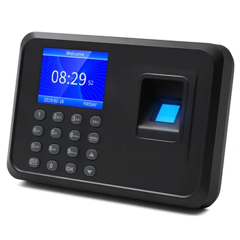 Биометричните Машина Присъствието на Пръстови отпечатъци LCD дисплей USB Система за Обслужване на Пръстови отпечатъци Часове Регистратор Регистрация на персонала